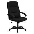 Flash Furniture Rochelle Fabric Swivel High Back Executive Office Chair, Black (BT134ABK)