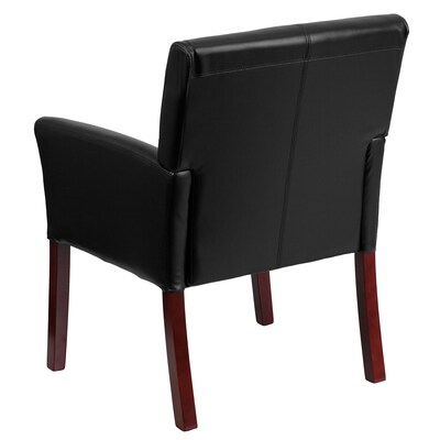 Flash Furniture Executive Leather Reception Chair, Black (BT353BKLEA)