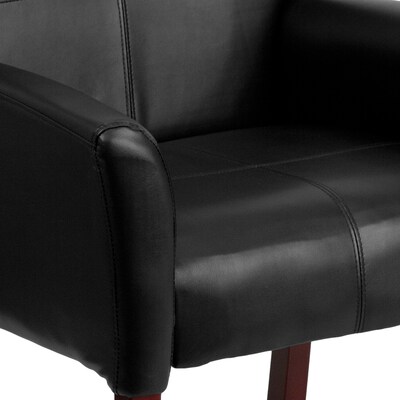 Flash Furniture Executive Leather Reception Chair, Black (BT353BKLEA)