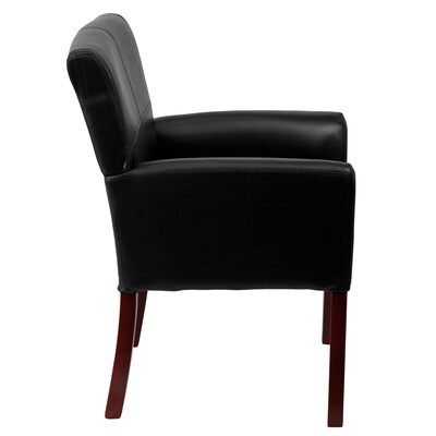 Flash Furniture Executive Leather Reception Chair, Black (BT353BKLEA)