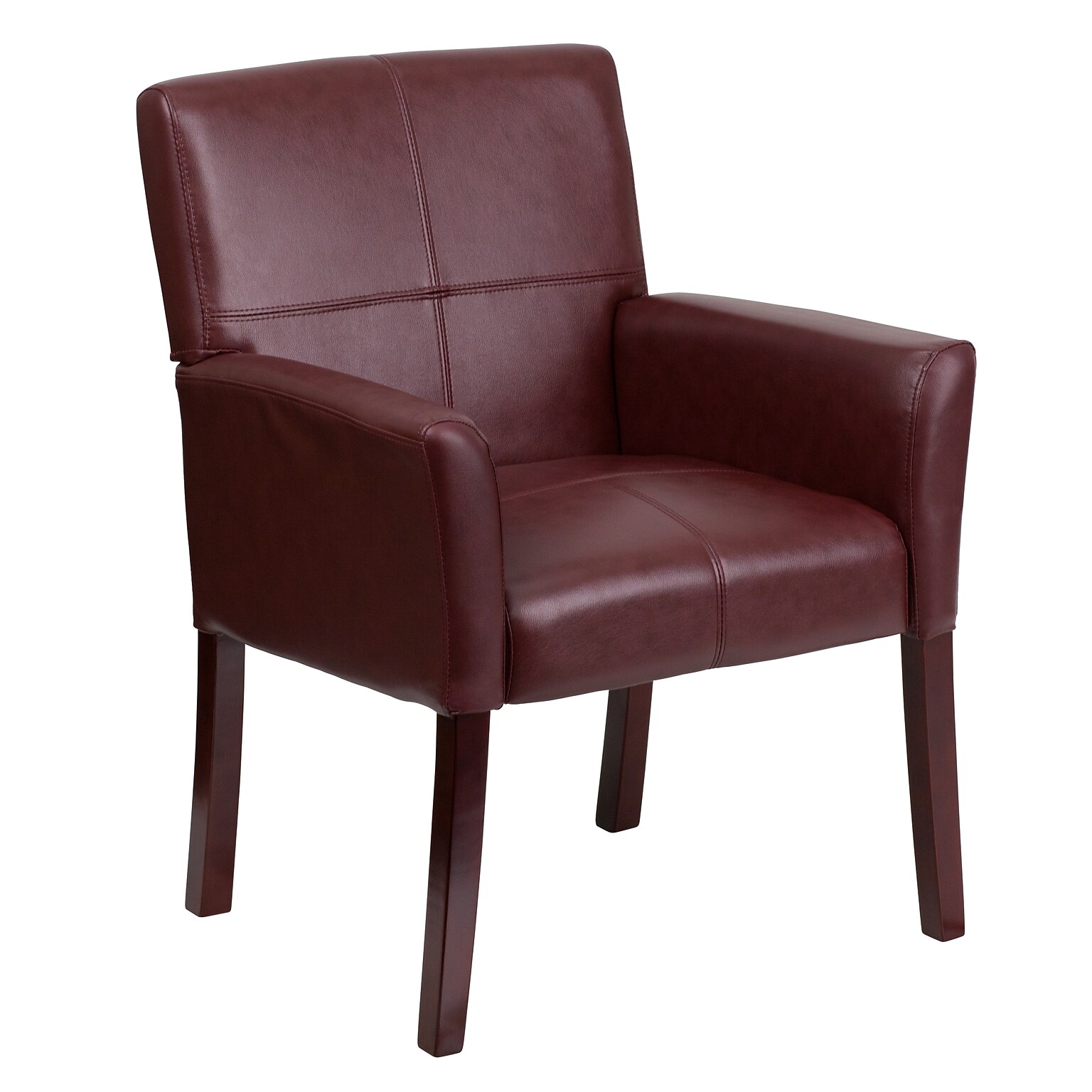 Flash Furniture Executive Leather Reception Chair, Burgundy (BT353BGLEA)