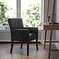 Flash Furniture Executive Leather Reception Chair, Black (BT353BKLEA)