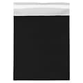 JAM Paper 9 x 12 Open End Catalog Foil Envelopes with Peel & Seal Closure, Black, 100/Pack (01323290