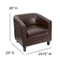 Flash Furniture Leather Guest Chair, Brown (BT873BN)