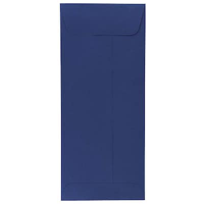 JAM Paper #10 Policy Business Envelopes, 4 1/8 x 9 1/2, Presidential Blue, 25/Pack (263912999)