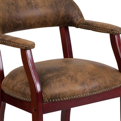 Flash Furniture Wood Reception Set, Brown (BZ105BRN)