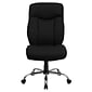 Flash Furniture HERCULES Series Armless Ergonomic Fabric Swivel Big & Tall Executive Office Chair, Black (GO1235BKFAB)