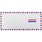 JAM Paper #10 Airmail Envelopes, 4 1/8" x 9 1/2", White, 25/Pack (A35532)