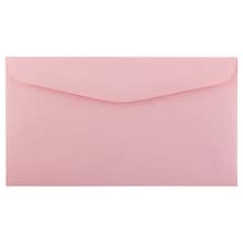 JAM Paper #6 3/4 Business Envelope, 3 5/8 x 6 1/2, Pink, 25/Pack (72660B)