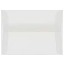 JAM Paper A8 Translucent Vellum Invitation Envelopes, 5.5 x 8.125, Clear, 25/Pack (79462)
