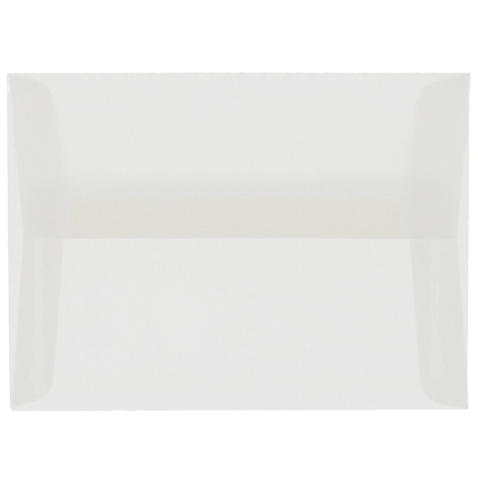 JAM Paper A8 Translucent Vellum Invitation Envelopes, 5.5 x 8.125, Clear, 25/Pack (79462)