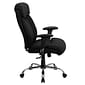 Flash Furniture HERCULES Series Ergonomic Fabric Swivel Big & Tall Executive Office Chair, Black (GO1235BKFABA)