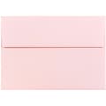JAM Paper A7 Invitation Envelopes, 5.25 x 7.25, Baby Pink, 50/Pack (155627I)