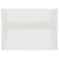 JAM Paper A9 Translucent Vellum Invitation Envelopes, 5.75 x 8.75, Clear, 25/Pack (900964615)