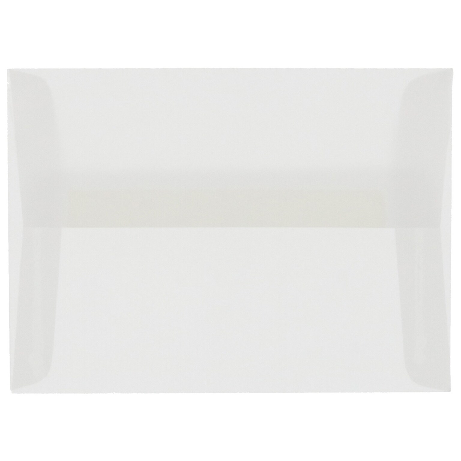 JAM Paper A9 Translucent Vellum Invitation Envelopes, 5.75 x 8.75, Clear, 25/Pack (900964615)