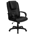 Flash Furniture Jessica Ergonomic LeatherSoft Swivel High Back Executive Office Chair, Black (GO5301BSPECCHBK)