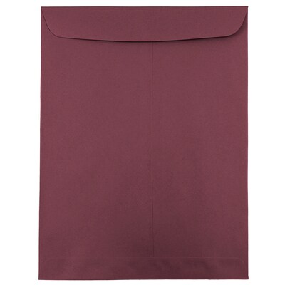 JAM Paper 10 x 13 Open End Catalog Envelopes, Burgundy, 25/Pack (21285782a)