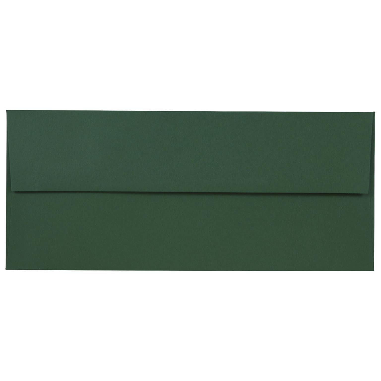 JAM Paper #10 Business Envelope, 4 1/8 x 9 1/2, Dark Green, 25/Pack (21514959)