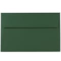 JAM Paper A9 Invitation Envelopes, 5.75 x 8.75, Dark Green, 50/Pack (157459i)