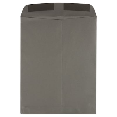 JAM Paper 10 x 13 Open End Catalog Envelopes, Dark Grey, 10/Pack (21285784B)