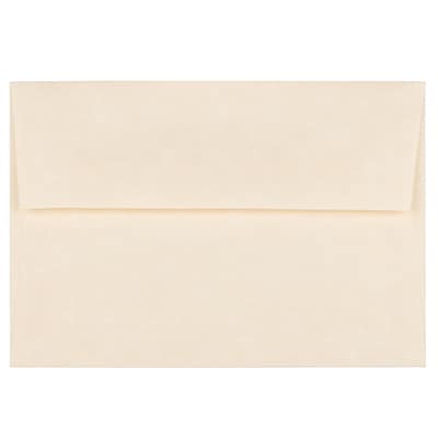 JAM Paper 4Bar A1 Parchment Invitation Envelopes, 3.625 x 5.125, Natural Recycled, 25/Pack (90079510