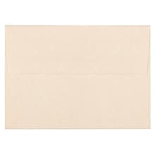 JAM Paper A6 Parchment Invitation Envelopes, 4.75 x 6.5, Natural Recycled, 25/Pack (34926)