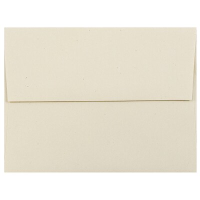 JAM Paper® A2 Recycled Invitation Envelopes, 4.375 x 5.75, Genesis Husk, 25/Pack (3180)