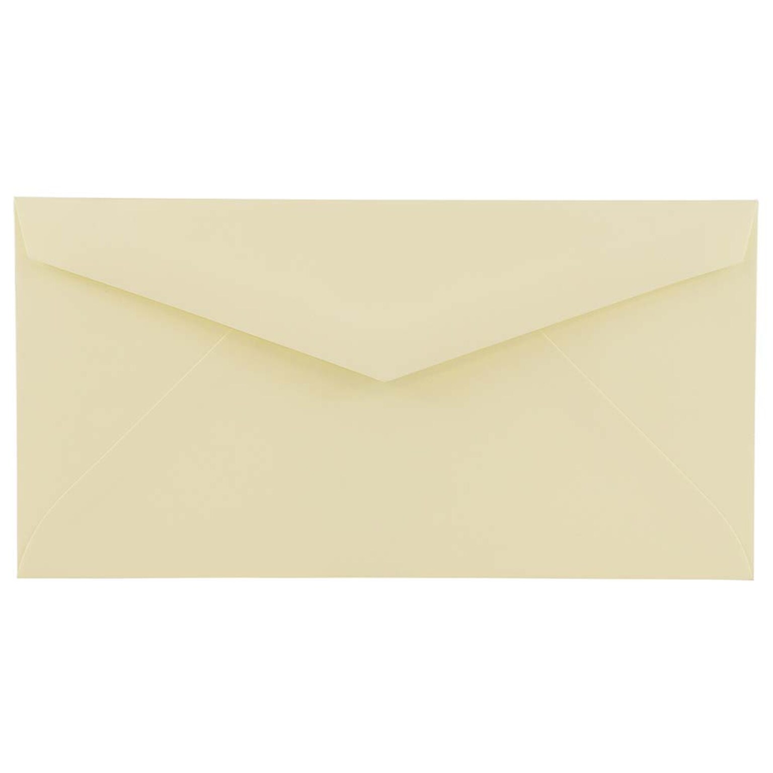 JAM Paper Open End Invitation Envelope, 4.5 x 8.13, Ivory, 50/Pack (4093016I)