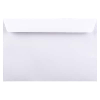 JAM Paper Booklet Envelope, 6 x 9, White, 1000/Carton (04238B)