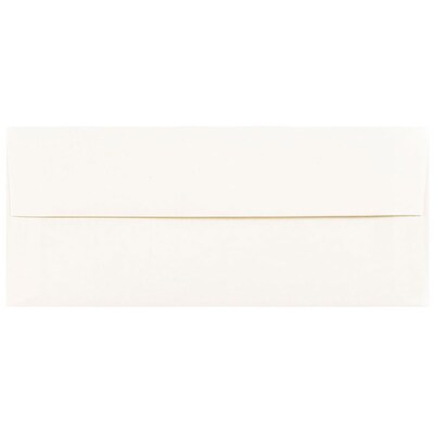 JAM Paper #10 Business Envelope, 4 1/8 x 9 1/2, White, 25/Pack (900829012)