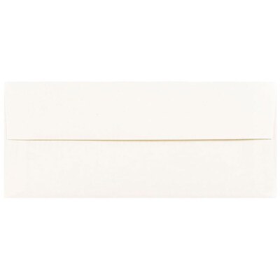 JAM Paper #10 Business Envelope, 4 1/8 x 9 1/2, White, 25/Pack (900829012)