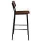 Flash Furniture Lincoln Industrial Steel Rectangular Back Barstool, Gunmetal (XUDG60725B)