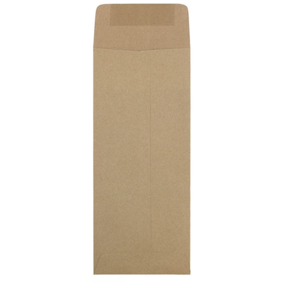 JAM Paper #11 Policy Business Envelopes, 4.5 x 10.375, Brown Kraft Paper Bag, 25/Pack (2119018855)