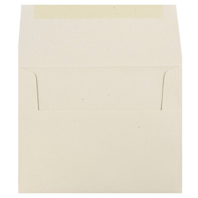 JAM Paper® A2 Recycled Invitation Envelopes, 4.375 x 5.75, Genesis Husk, 25/Pack (3180)