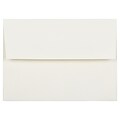 JAM Paper A7 Foil Lined Invitation Envelopes, 5.25 x 7.25, Ecru with Gold Foil, 25/Pack (2354150)