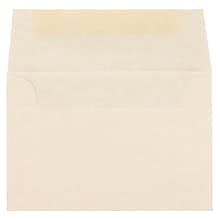 JAM Paper 4Bar A1 Parchment Invitation Envelopes, 3.625 x 5.125, Natural Recycled, 25/Pack (90079510