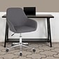 Flash Furniture Cortana Fabric Swivel Mid-Back Home and Office Chair, Dark Gray (DS8012LBDGYF)