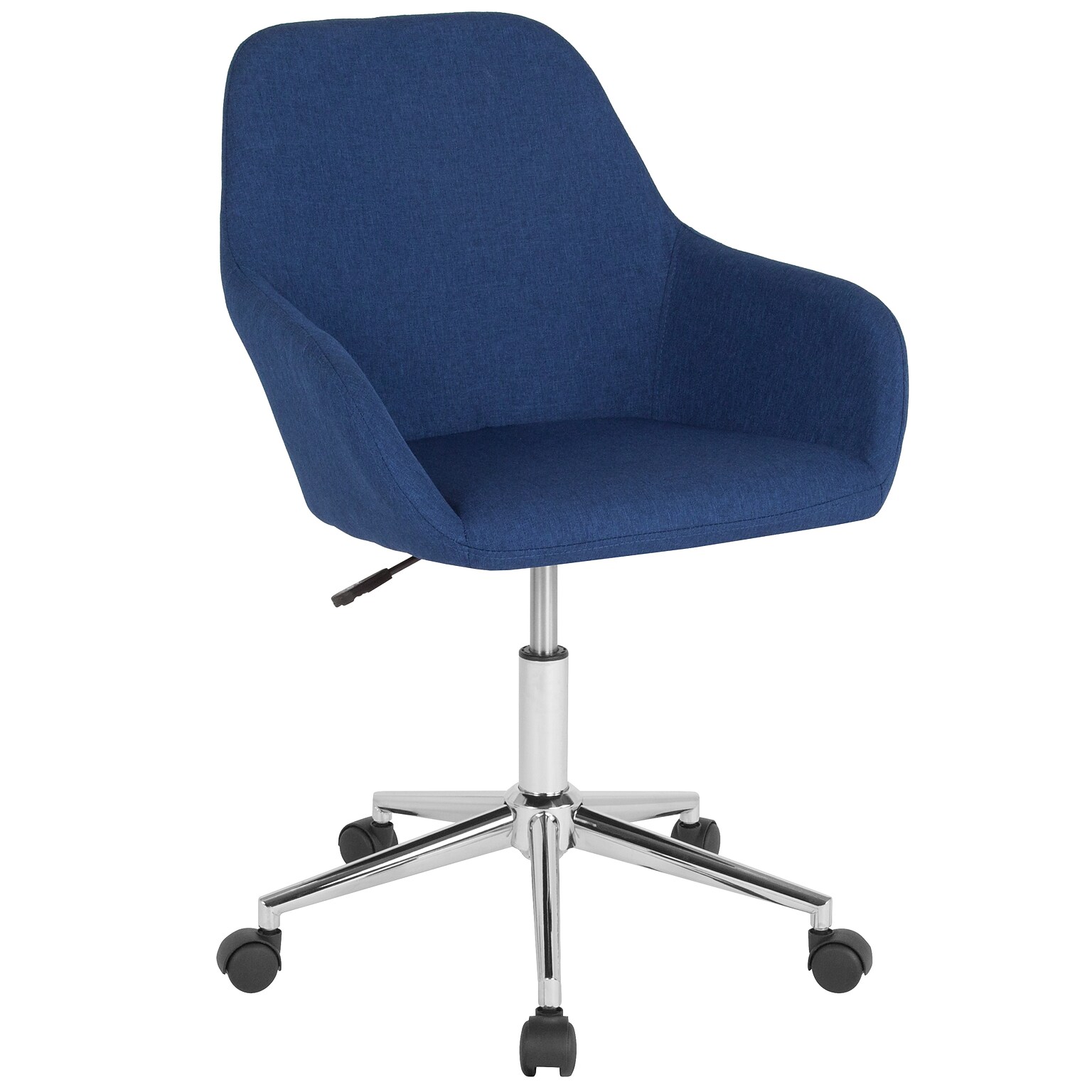 Flash Furniture Cortana Fabric Swivel Mid-Back Home and Office Chair, Blue (DS8012LBBLUF)