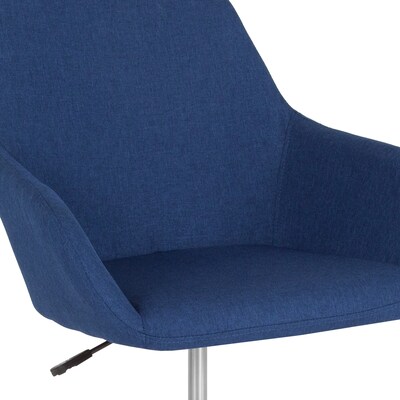 Flash Furniture Cortana Fabric Swivel Mid-Back Home and Office Chair, Blue (DS8012LBBLUF)