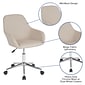 Flash Furniture Cortana Fabric Swivel Mid-Back Home and Office Chair, Beige (DS8012LBBGEF)