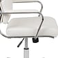 Flash Furniture Hansel LeatherSoft Swivel High Back Executive Office Chair, White (BT20595H2WH)