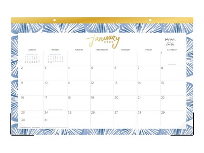 2022 Kelly Ventura for Blue Sky 11 x 17 Monthly Desk Pad Calendar, Arch (134023)