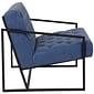 Flash Furniture Hercules Madison Series LeatherSoft Retro Tufted Lounge Chair, Blue (ZB8522BL)