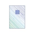 2022 Blue Sky Summer Chevron 5 x 8 Weekly & Monthly Planner, White/Green/Blue (133011)