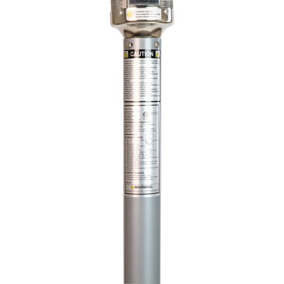 Flash Furniture Sol 40,000 BTU Portable Outdoor Propane Patio Heater, Silver (NANHSSAGHSL)