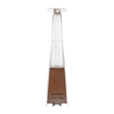 Flash Furniture Sol 42,000 BTU Portable Outdoor Propane Patio Heater, Bronze (NANFSDC02BR)