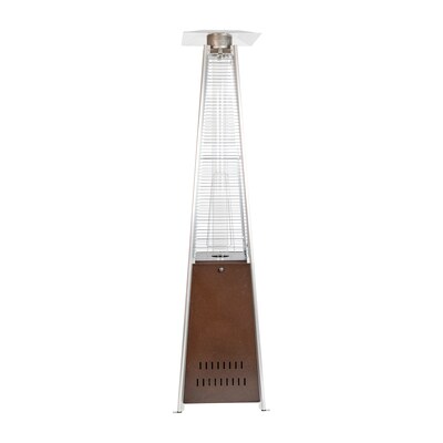 Flash Furniture Sol 42,000 BTU Portable Outdoor Propane Patio Heater, Bronze (NANFSDC02BR)