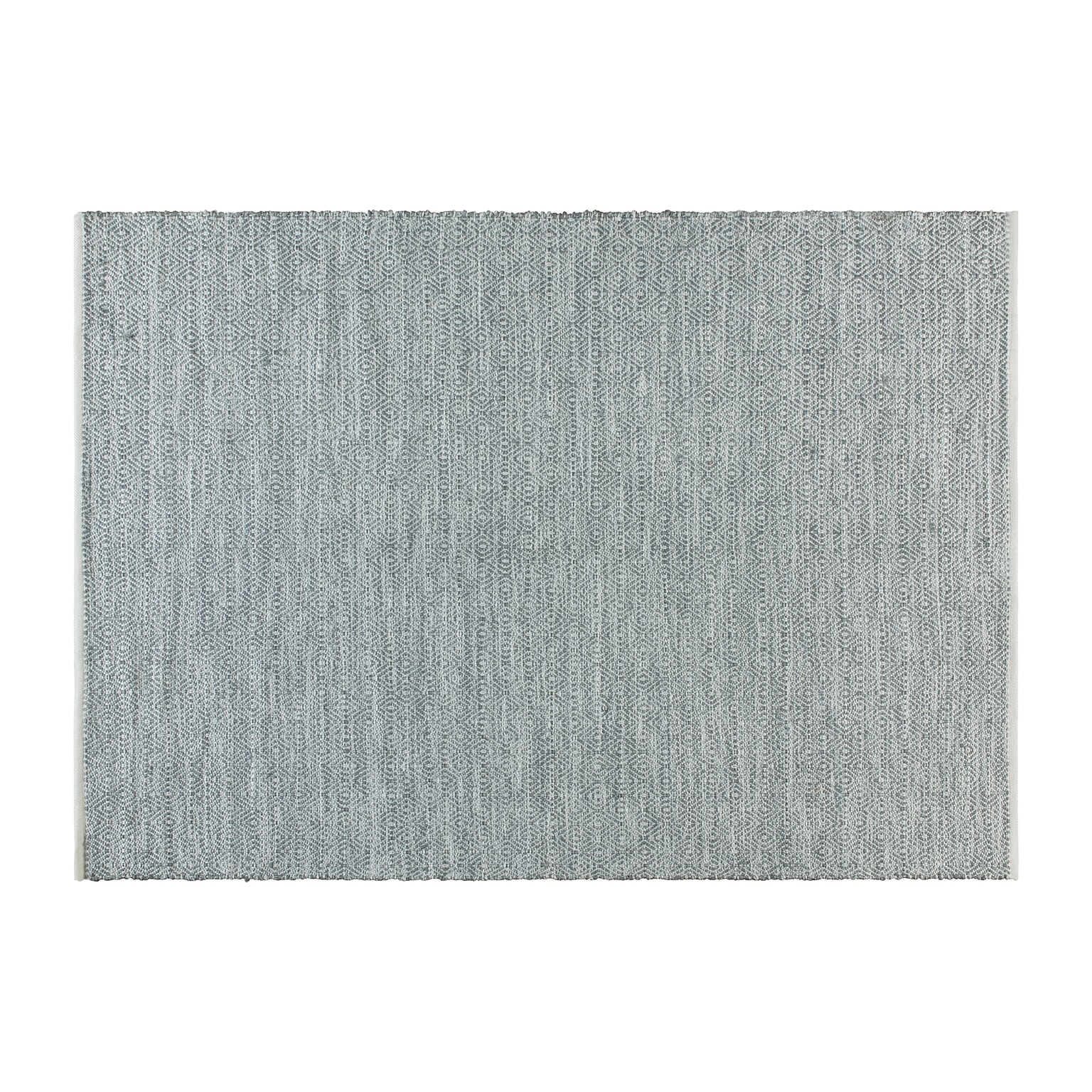 Flash Furniture Abbott Polypropylene 89 x 58 Rectangular Handwoven Rug, Gray (CI20939757BL)