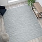 Flash Furniture Abbott Polypropylene 125" x 94" Rectangular Handwoven Rug, Gray (CI209397810BL)