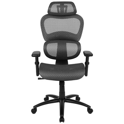 Flash Furniture LO Ergonomic Mesh Swivel Office Chair, Gray (HLC1388F1KGY)